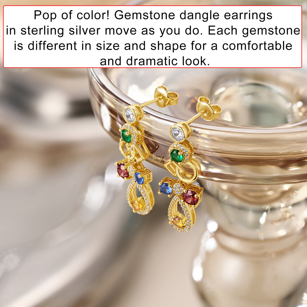 S925 Sterling Silver Earrings Cubic Zirconia 3.6-4.1g J0912884