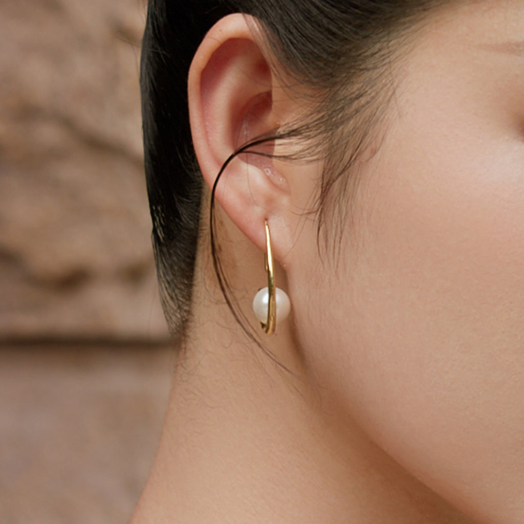 S925純銀珍珠耳環，4-5.6克，貨號J0913010