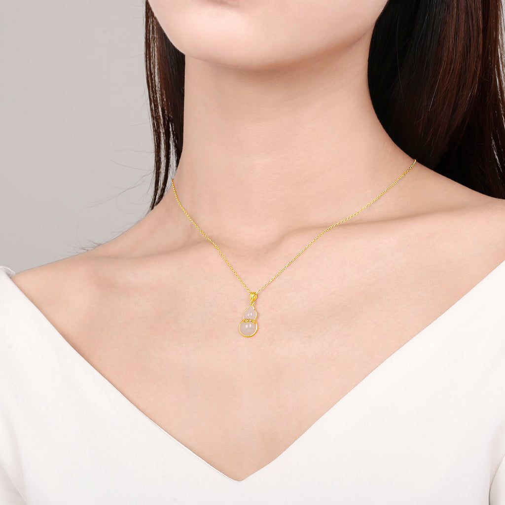   24K Gold Pendant   15*9*4.5mm         Gourd 0.6-0.8g AAYB046211