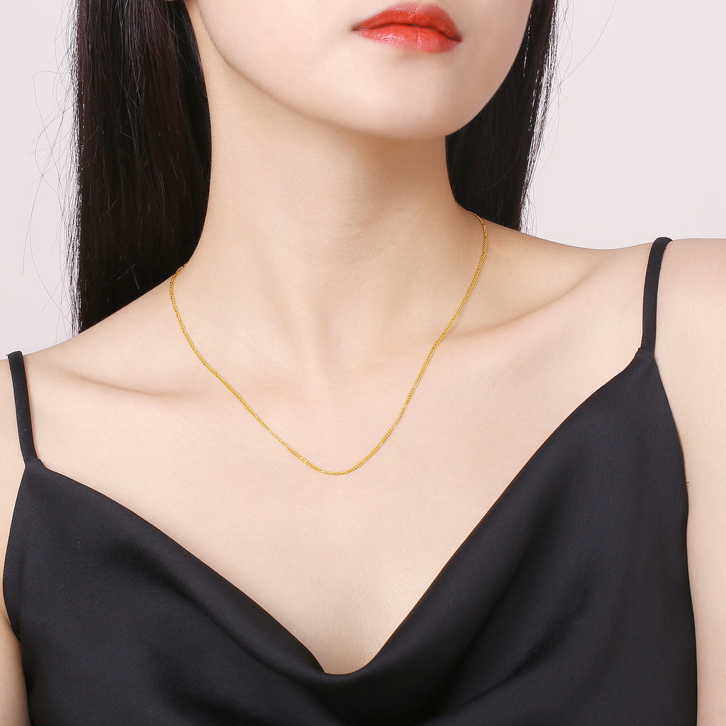999 24K Gold Necklace 2.7-3.5g A057953