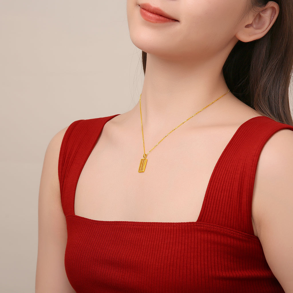 999 24K Gold Pendant 3-4g AB047407