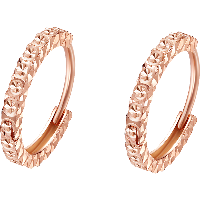 18K Rose Gold Earrings 1-1.4g KI094507