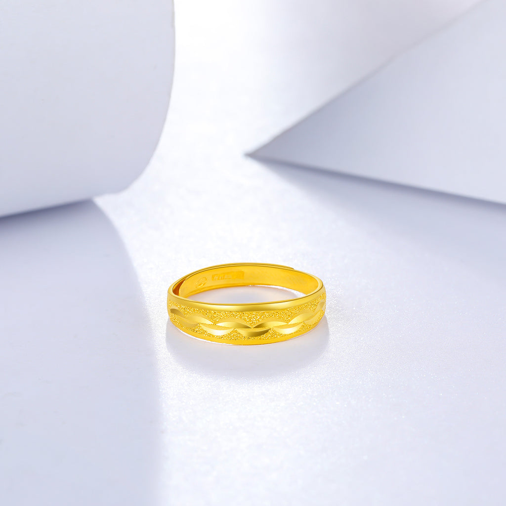 999 24K Gold Ring 3.5-3.9g AA012457
