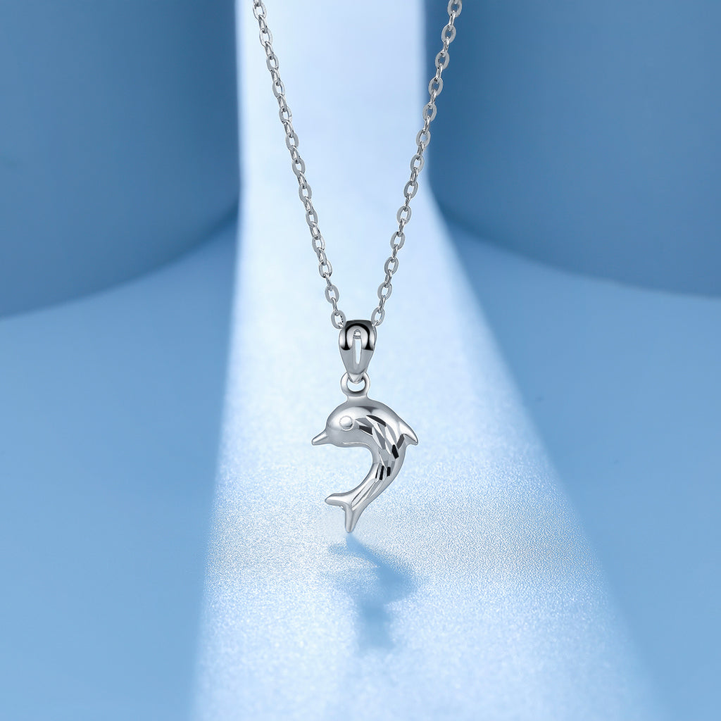 950 Platinum Pendant Dolphin 1-1.3g PT042449