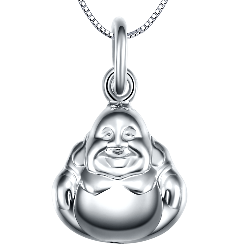950 Platinum Pendant Maitreya Buddha 1.4-1.6g PT040875