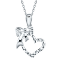 950 Platinum Pendant Heart 1.2-1.5g PT043976