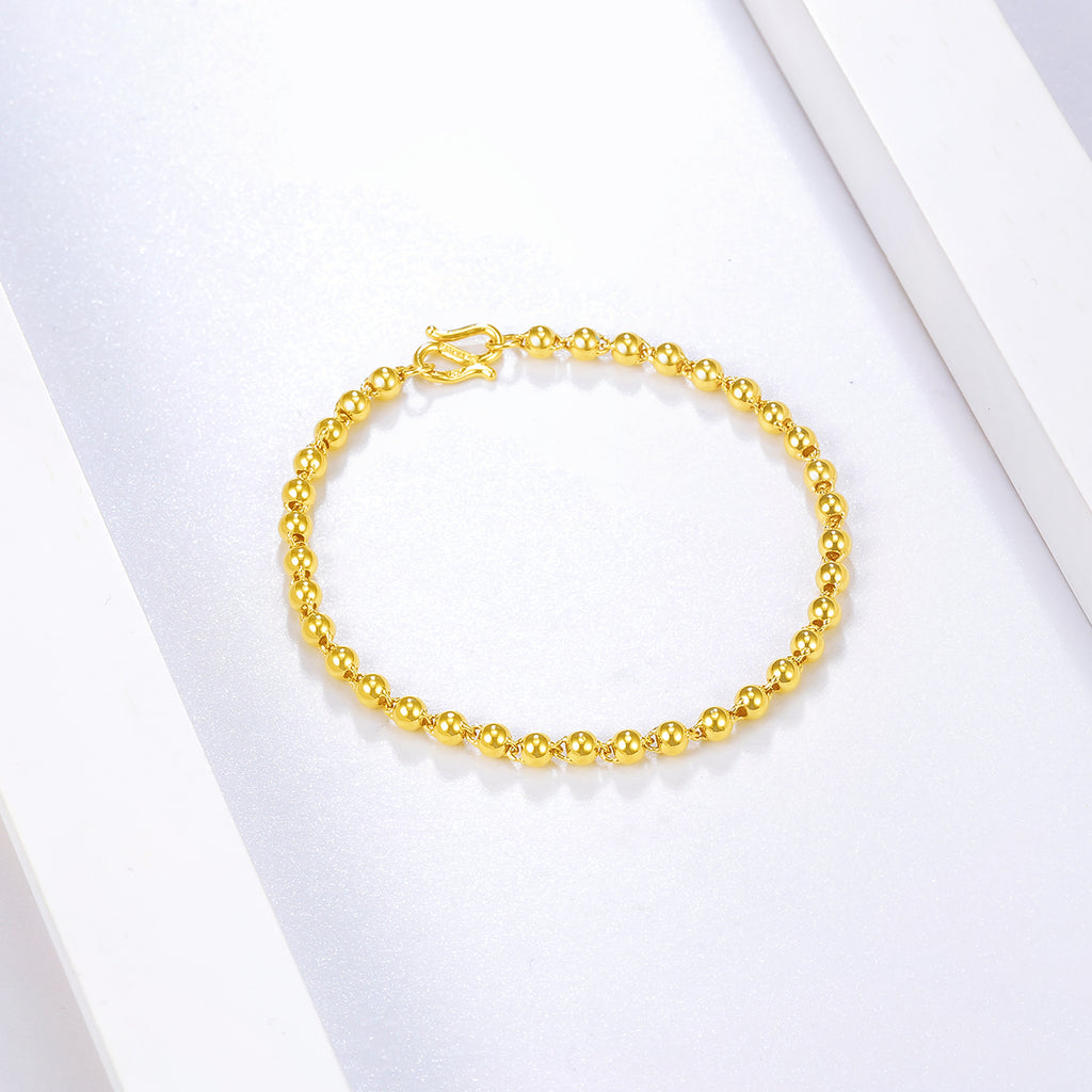 999 24K Gold Chain Bracelet 5.7-6.2g AA071295