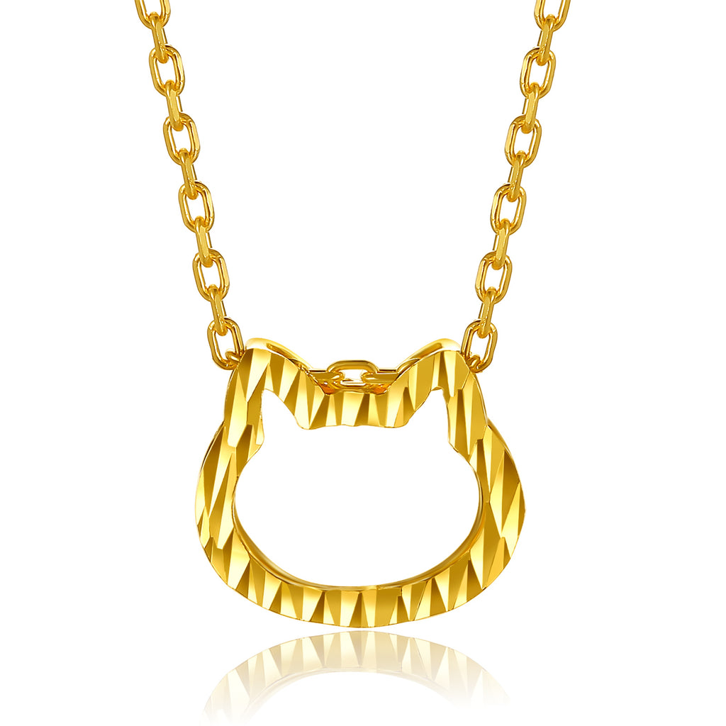 "infinite" 24K Gold Pendant Necklace              Cat 2-2.3g AW065013