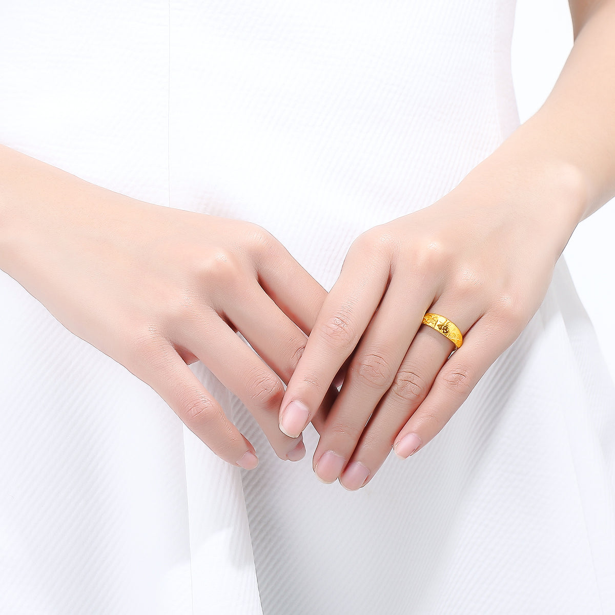 999 24K Gold Ring Fu 4.8-5.2g AA014044