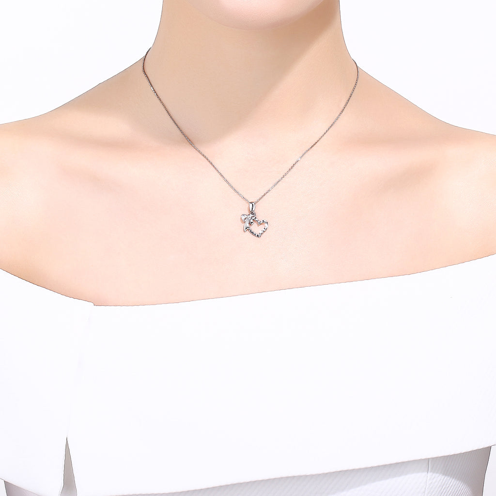 950 Platinum Pendant Heart 1.2-1.5g PT043976