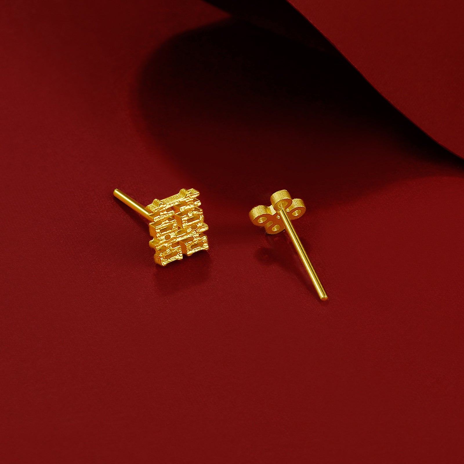 999 24K Gold Earrings 1.1-1.4g AA094686