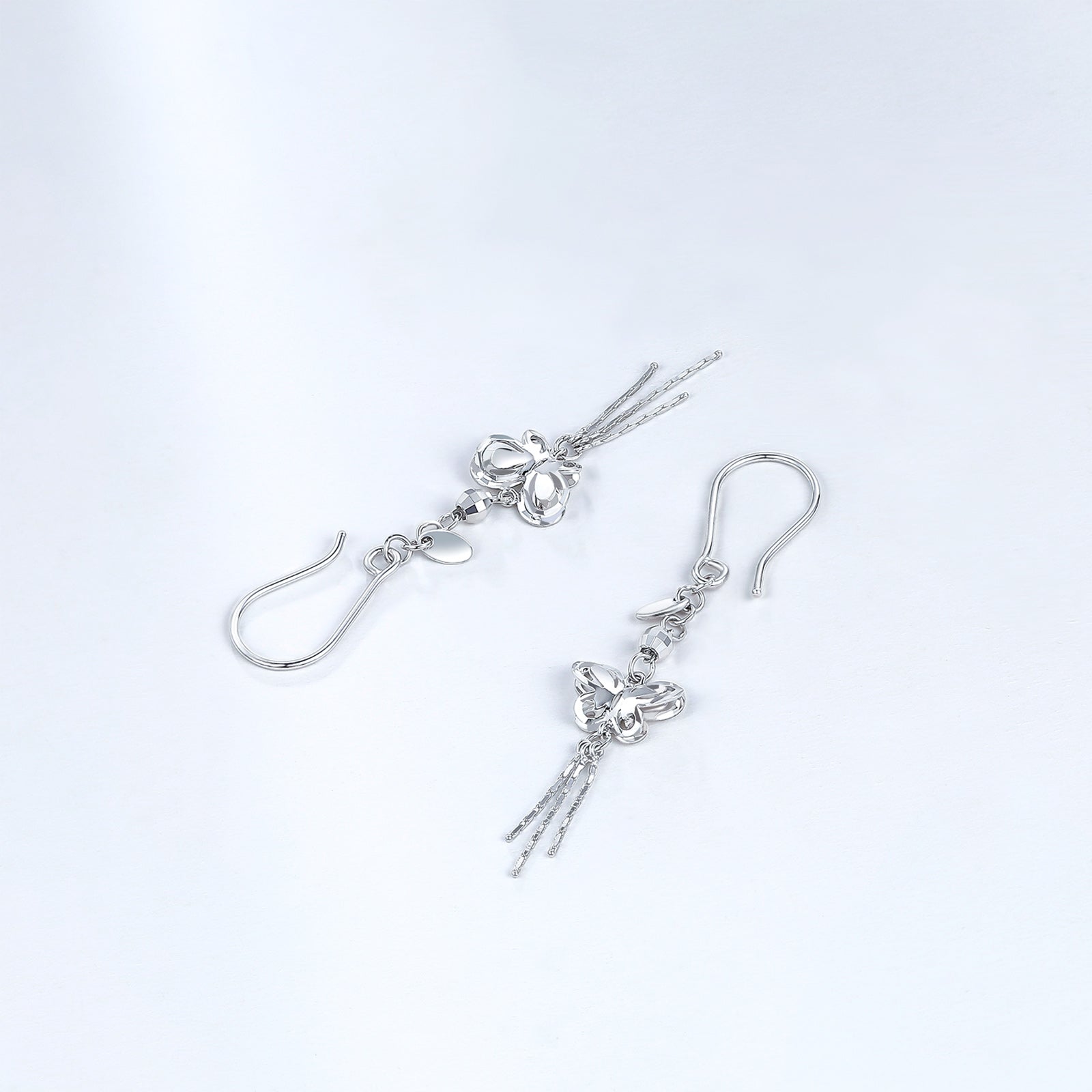 950 Platinum Earrings Butterfly 2.8-3.2g PT094770