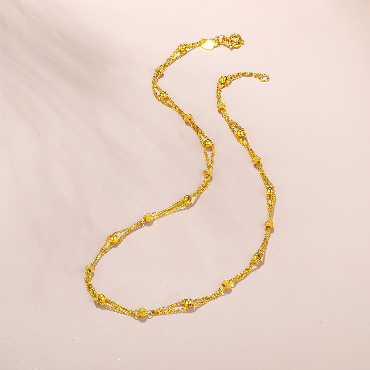 999 24K Gold Necklace 8.5-9.5g AA054087