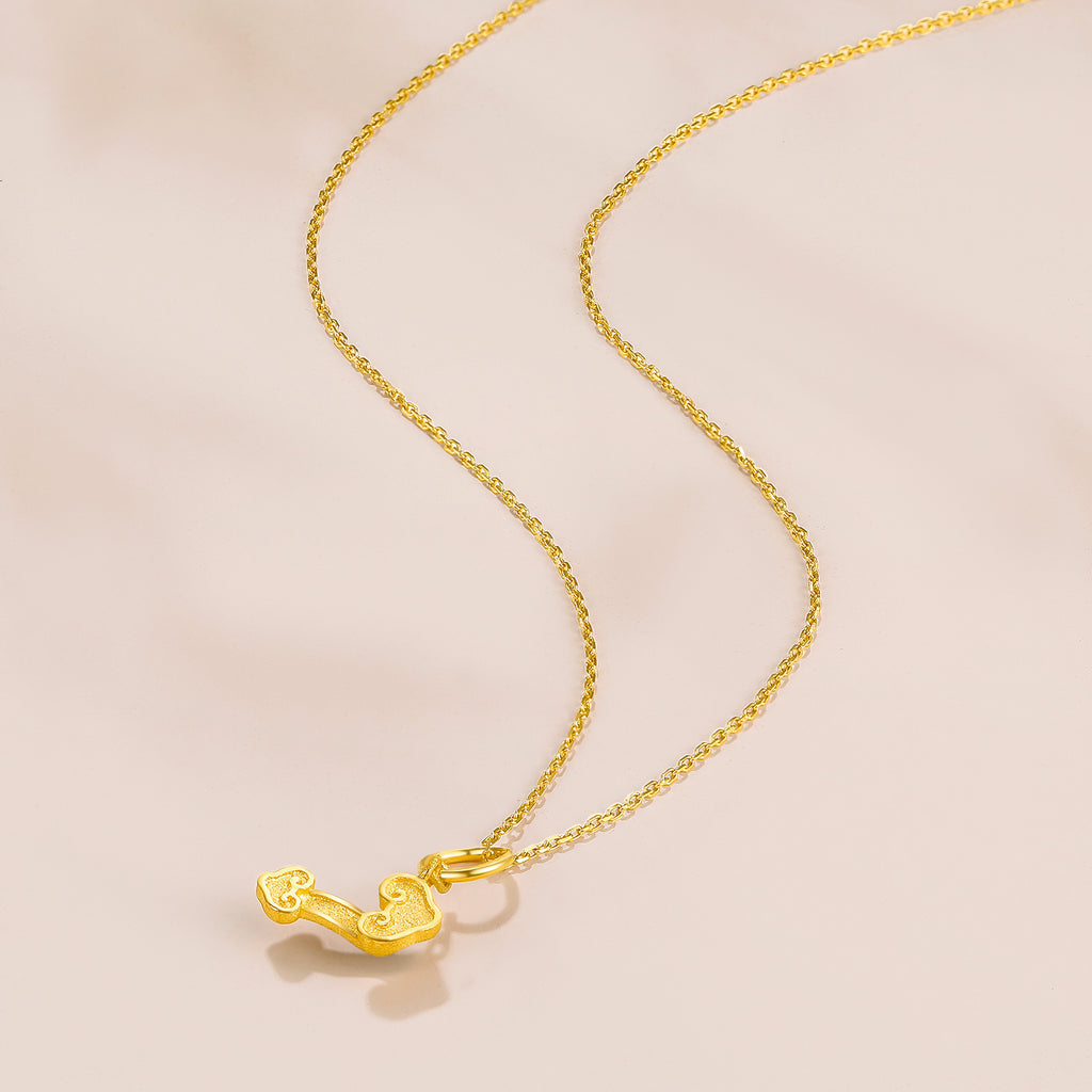 999 24K Gold Pendant              Ruyi 0.6-1g AA045283