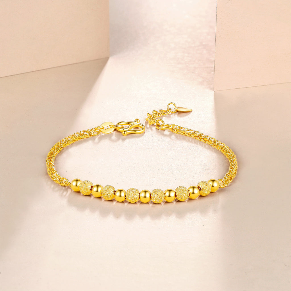 999 24K Gold Chain Bracelet 6-6.5g AA071575