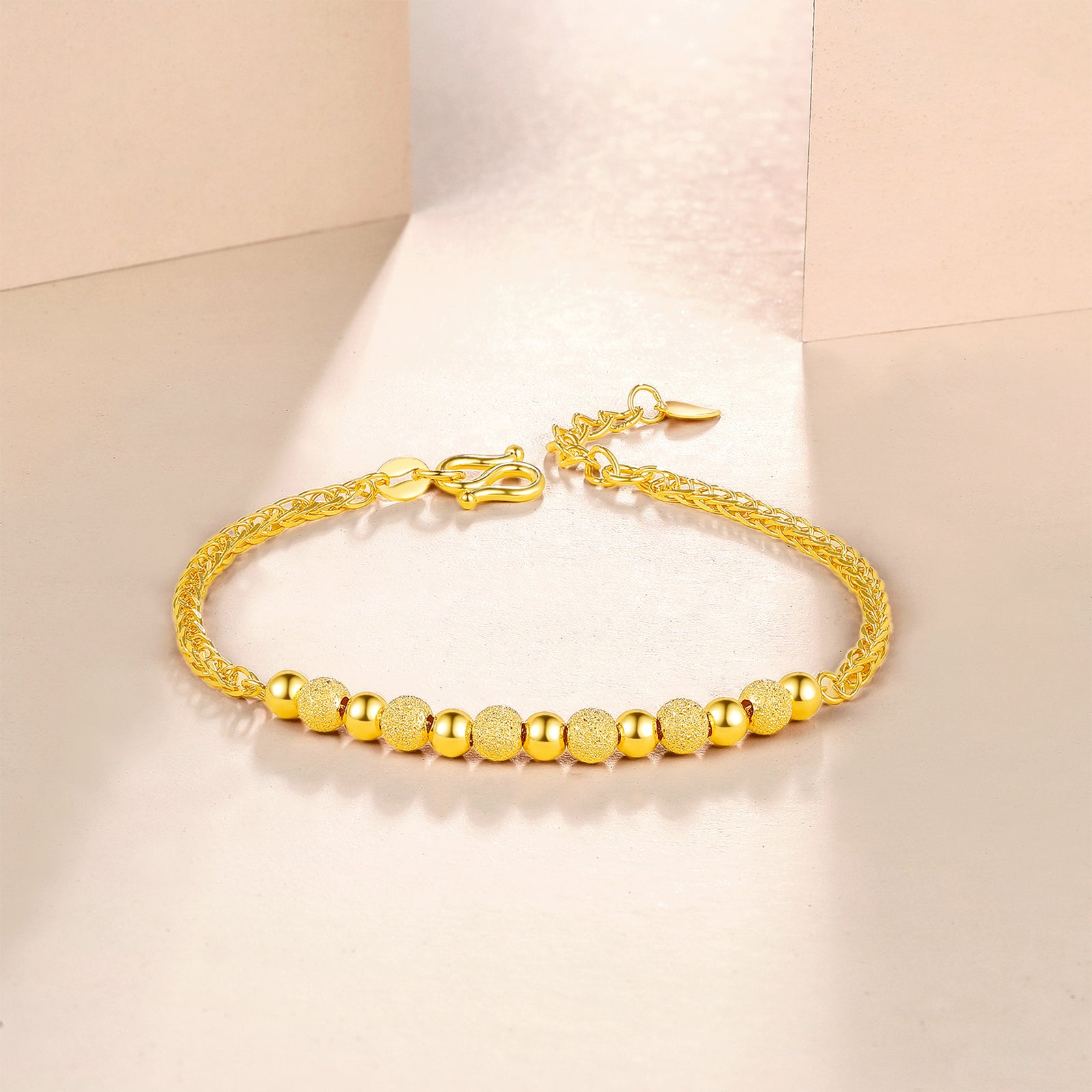 999 24K Gold Chain Bracelet 6-6.5g AA071575