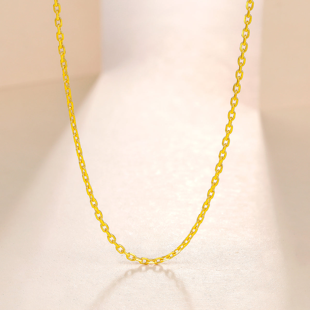 999 24K Gold Necklace 3.8-4.3g AA052174