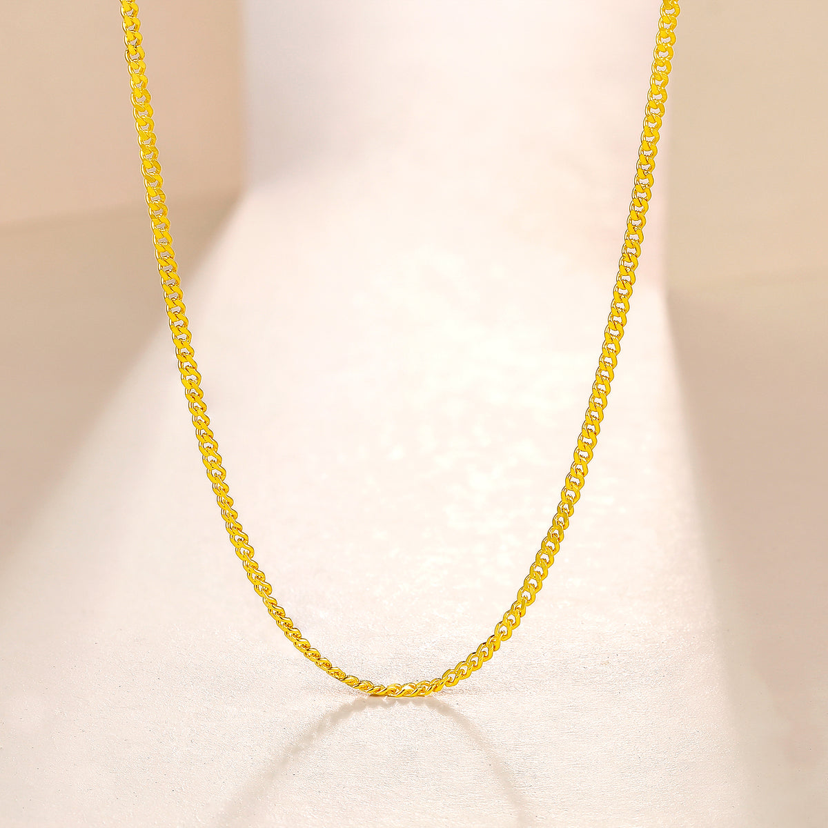 999 24K Gold Necklace 3.4-3.8g AA050784
