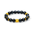 24K Gold Beaded Bracelet Tigerite 2-2.6g A1921206
