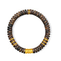 "Wah Kwong" 24K Gold Beaded Bracelet Agarwood   Coin 1.2-2g A1922233