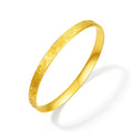 999 24K Gold Bangle Bracelet 34-36g A1022135