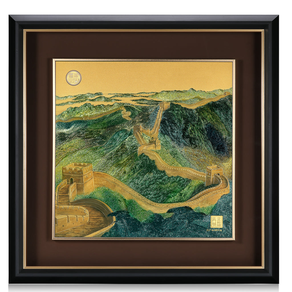 999.9 24K Gold Ornament 0.3g The Great Wall 萬里長城 A1522156