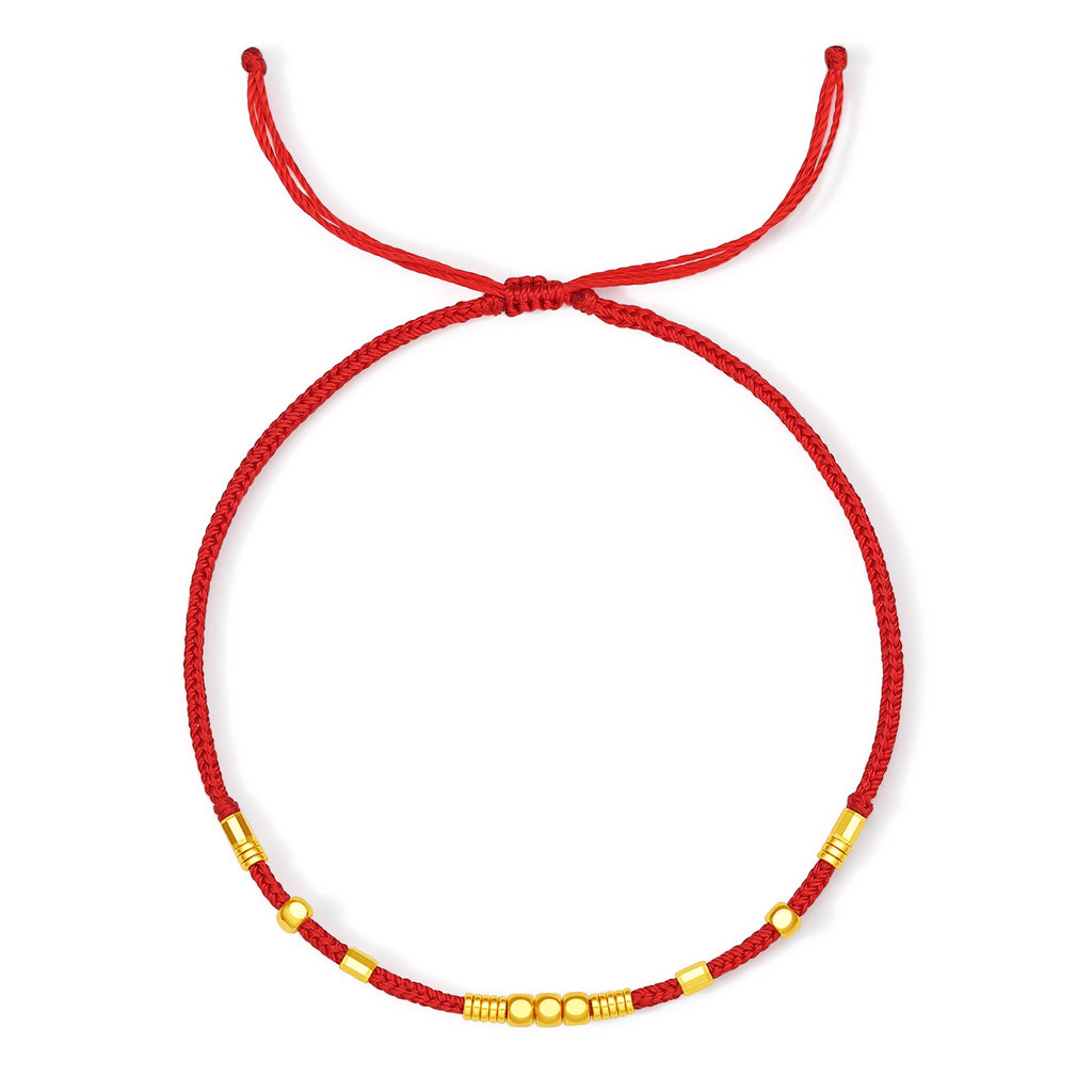 999 24K Gold String Bracelet 0.72-1.12g A1714694