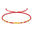 999 24K Gold String Bracelet 0.72-1.12g A1714694