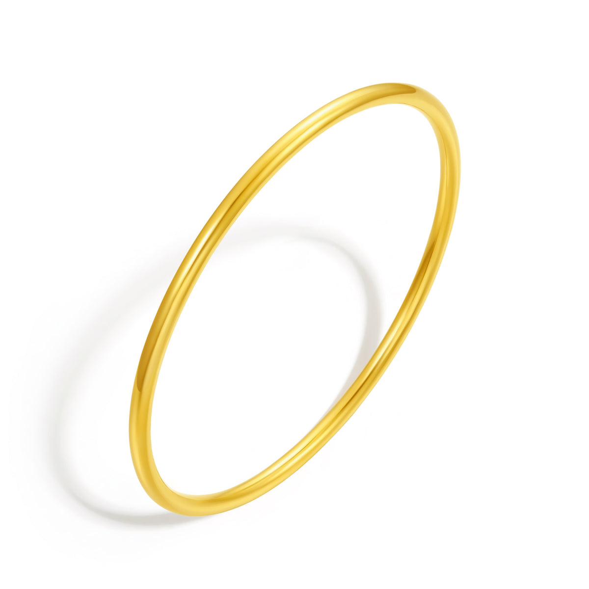 999 24K Gold Bangle Bracelet 20-25g A1012545