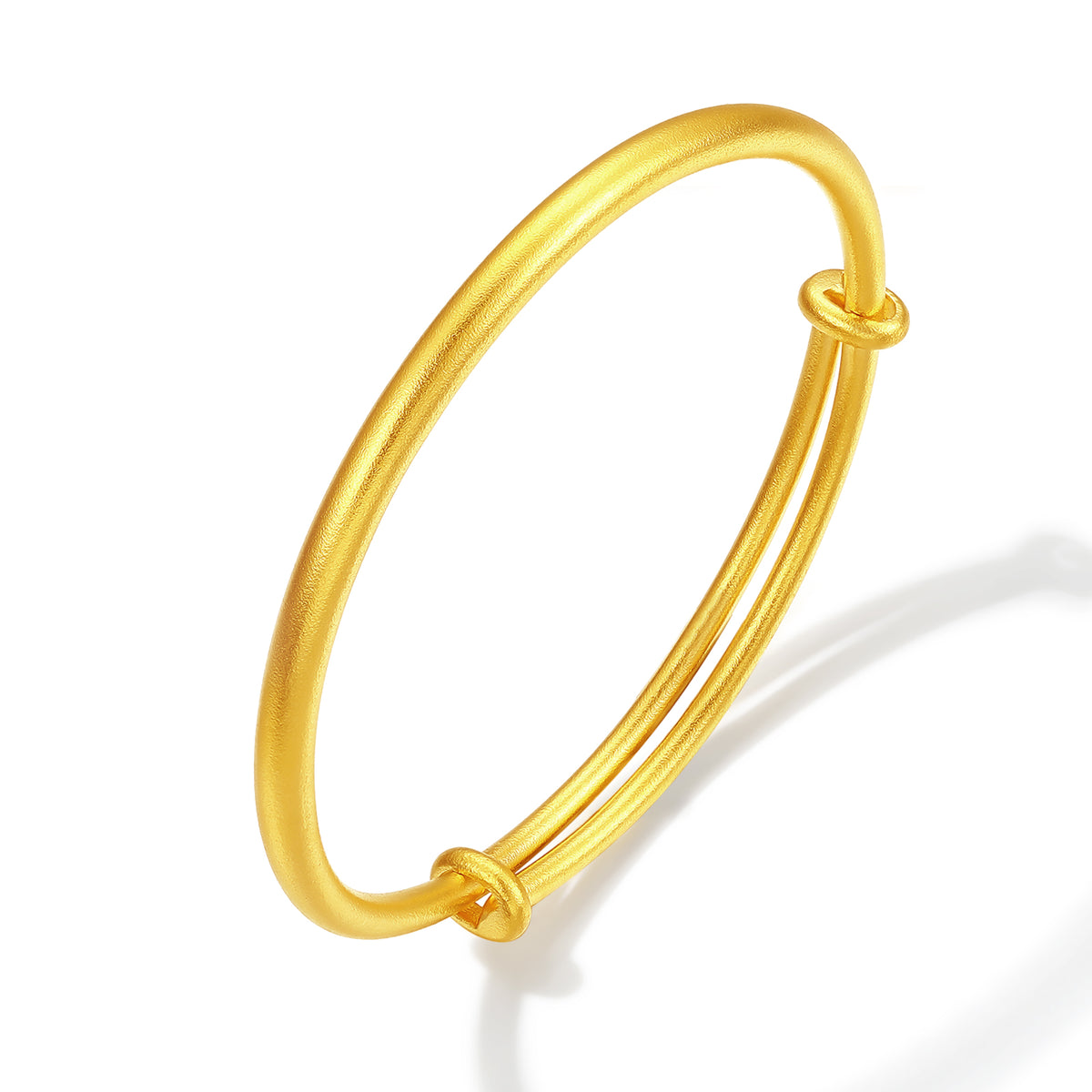 999 24K Gold Bangle Bracelet 8-9g A1013611