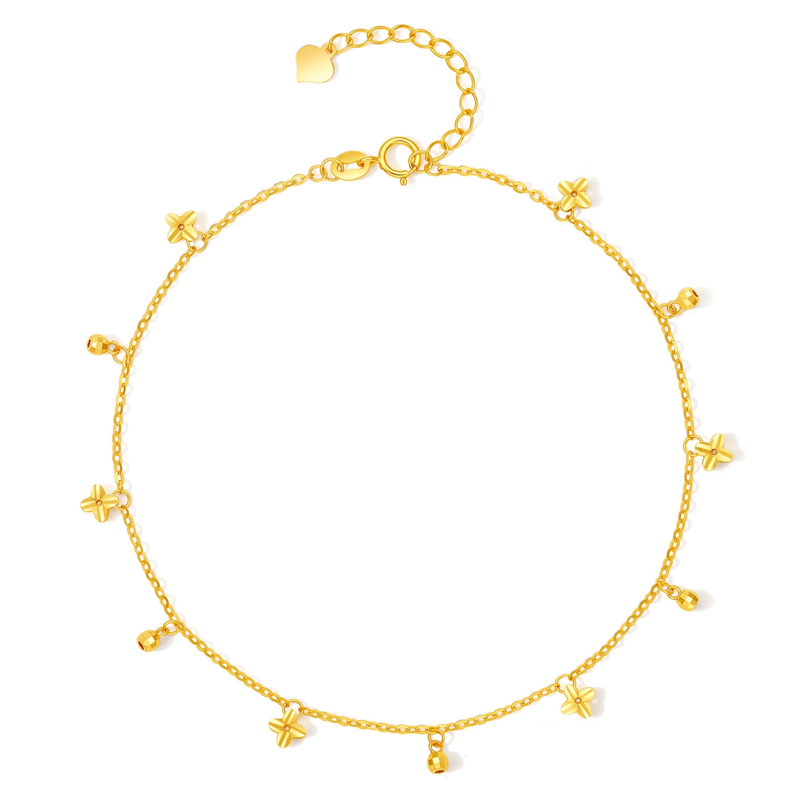 18K Yellow Gold Anklet 1.7-2g KH084781