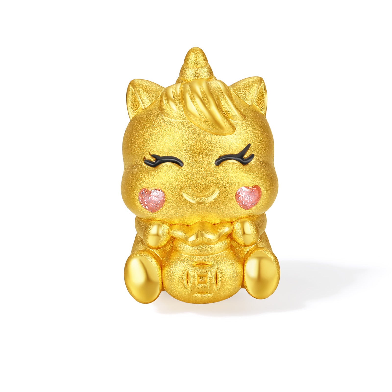 'Year of the Horse' 24K Gold Bracelet Horse Fortune Bag 0.6-0.8g 16cm-22cm A1715945