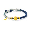 "Jiuhua Mountain" 24K Gold String Bracelet Ksitigarbha's Mount Diting A1715506