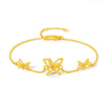 999 24K Gold Chain Bracelet 2.5-3.1g A0712519