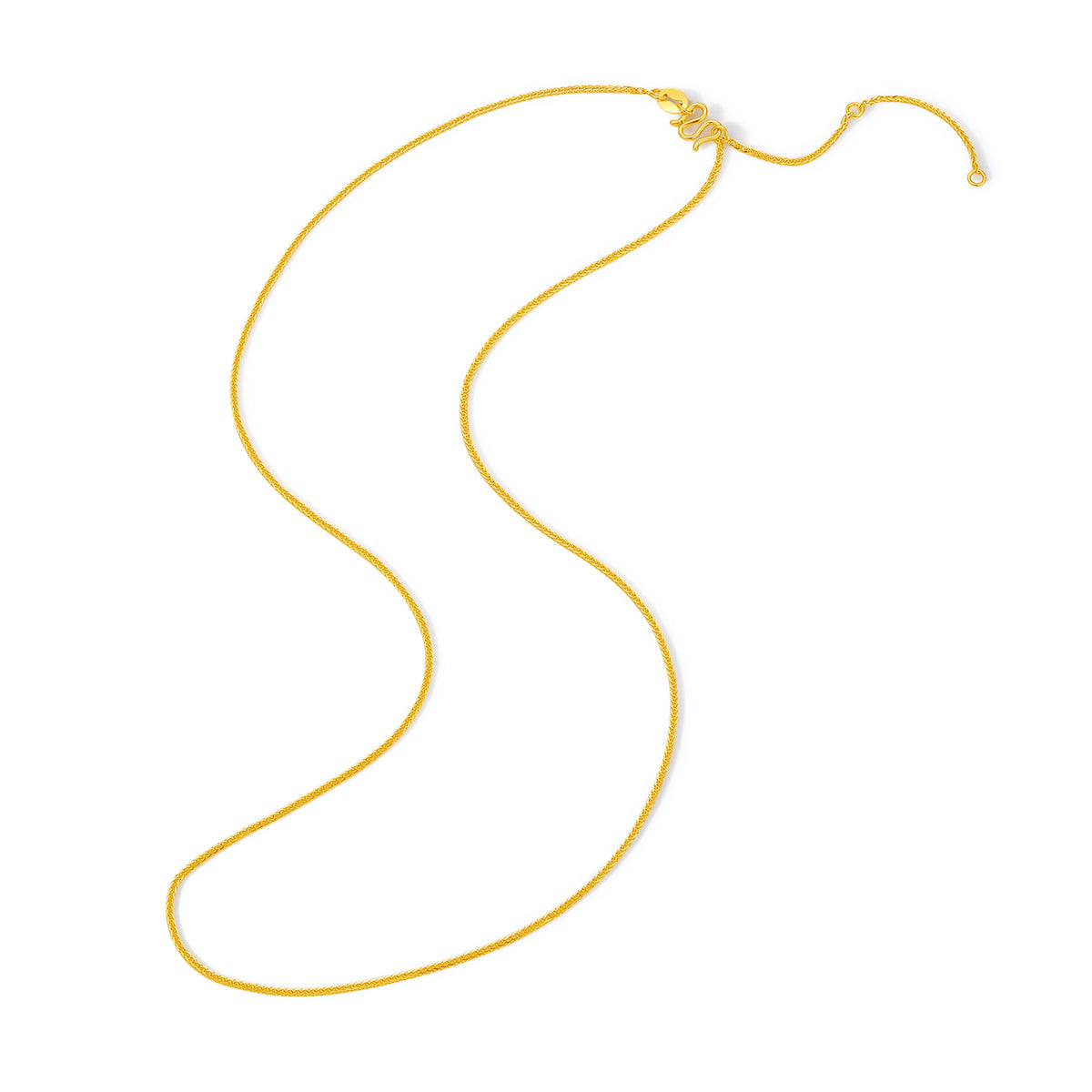 24K Gold Necklace 1.7-1.9g A0522705