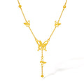 999 24K Gold Pendant Necklace Butterfly 5.7-6.3g A0612518