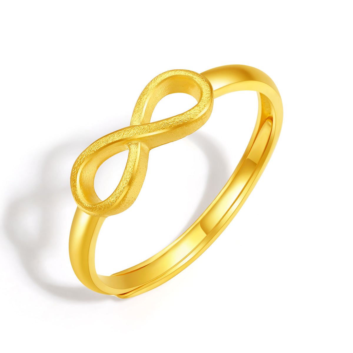 999 24K Gold Ring Mobius strip 2.15-2.45g A0112709
