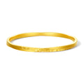 999 24K Gold Bangle Bracelet 24-29g A1013506