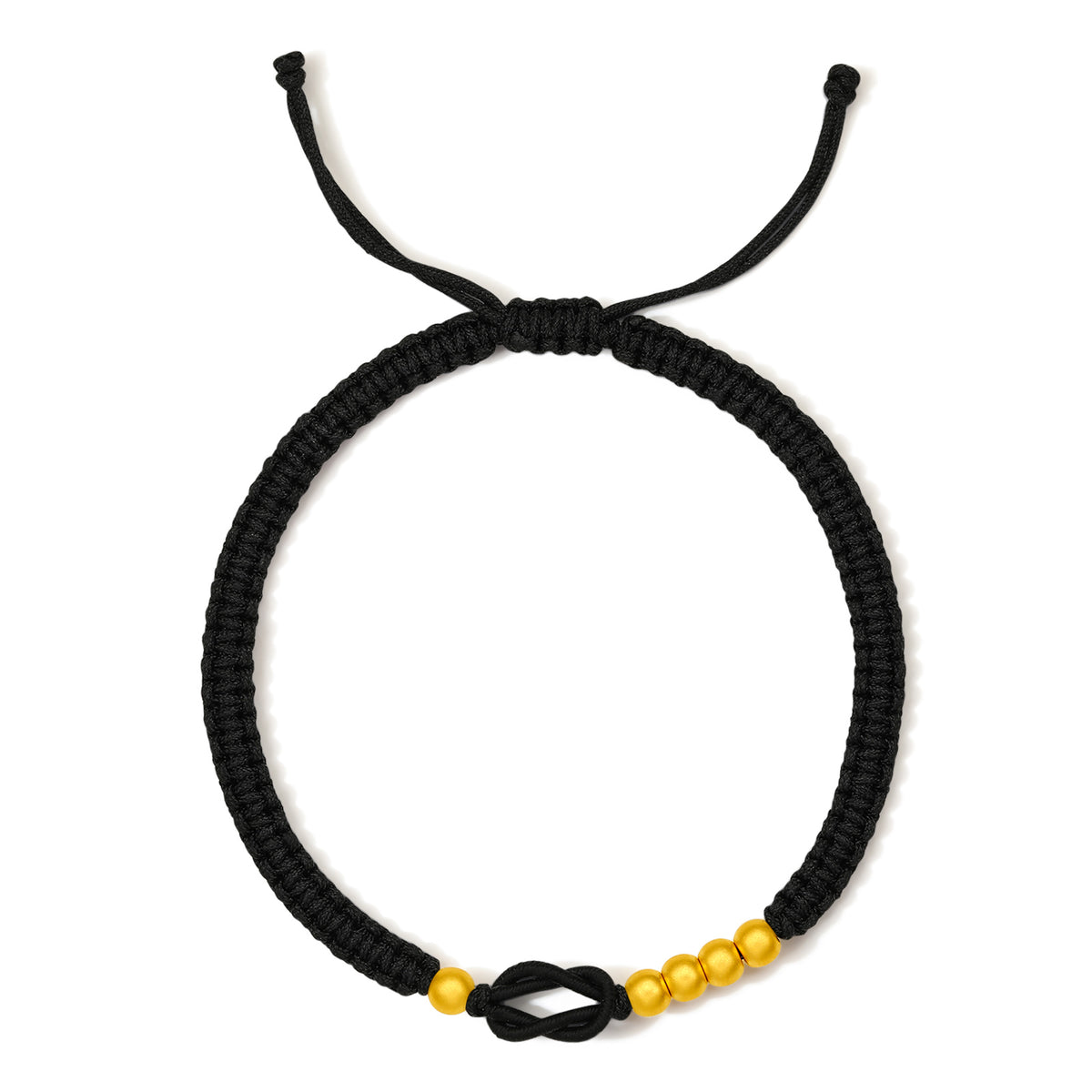 999 24K Gold String Bracelet 0.37-0.67g A1712668