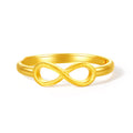 999 24K Gold Ring Mobius strip 2.15-2.45g A0112709