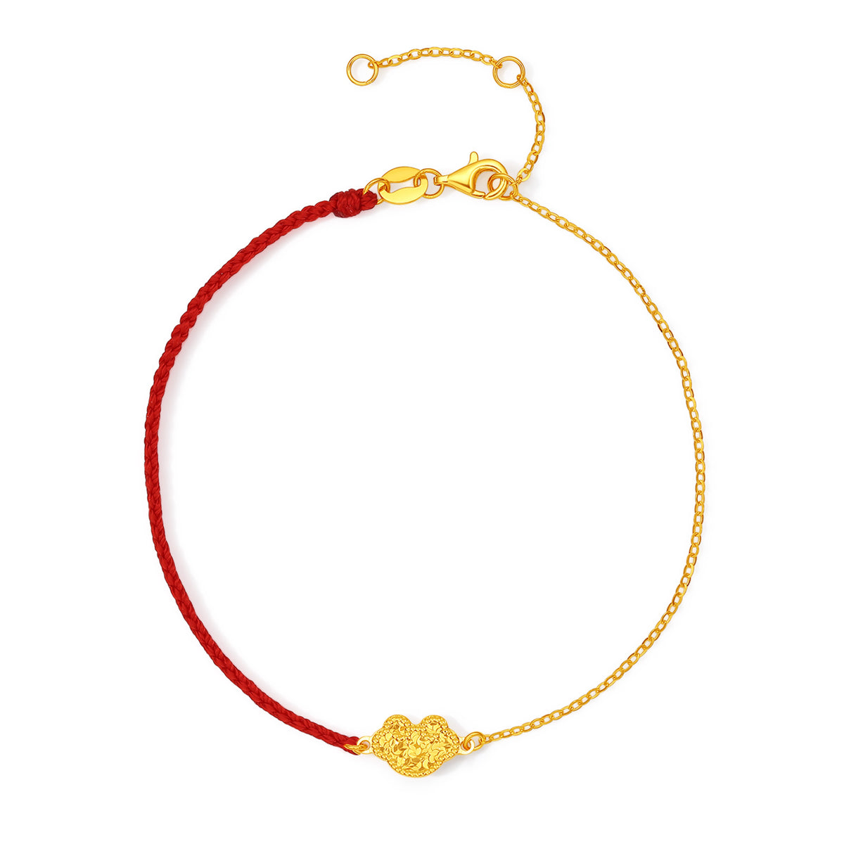24K Gold Chain Bracelet Ruyi 1.5-1.8g A0724560
