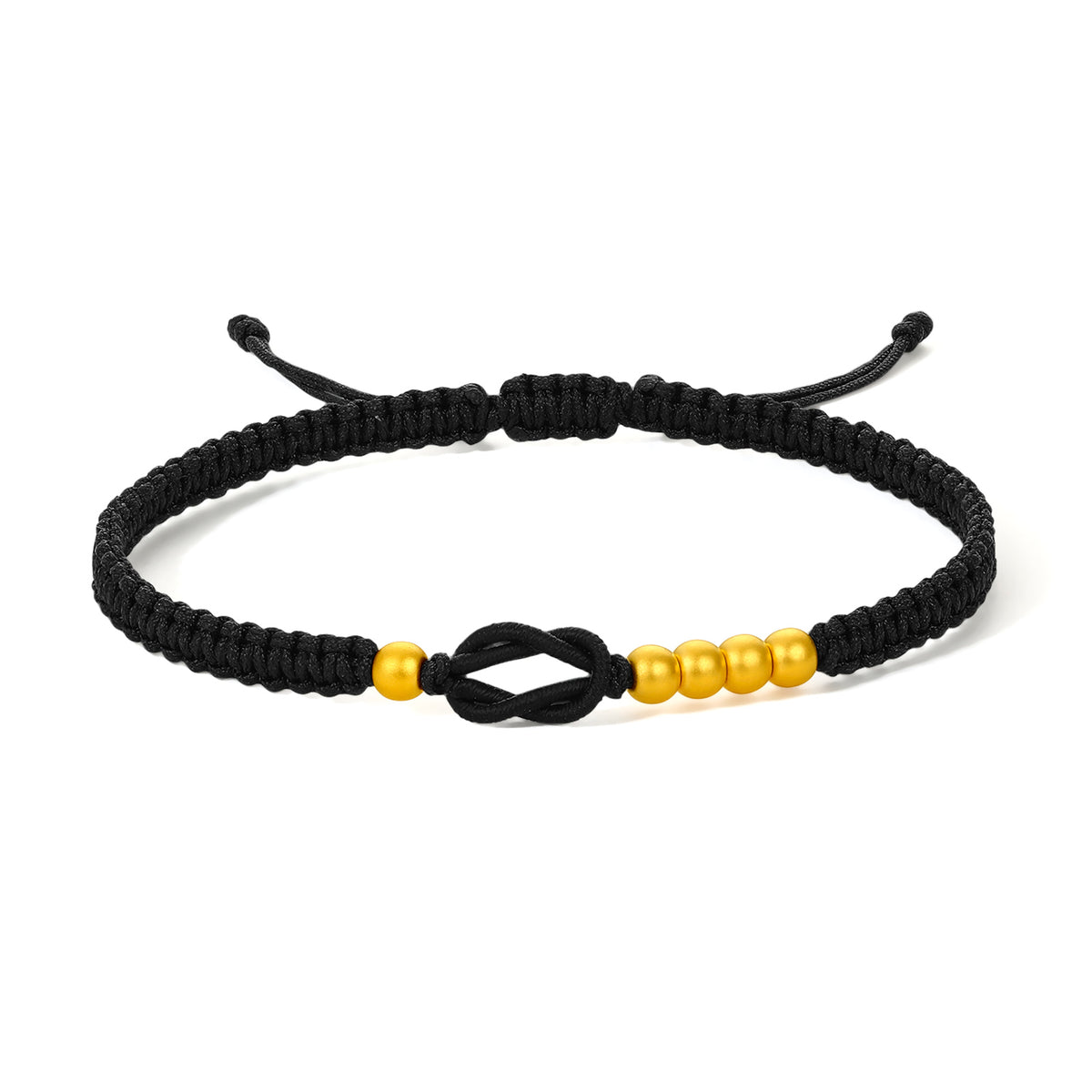 999 24K Gold String Bracelet 0.37-0.67g A1712668