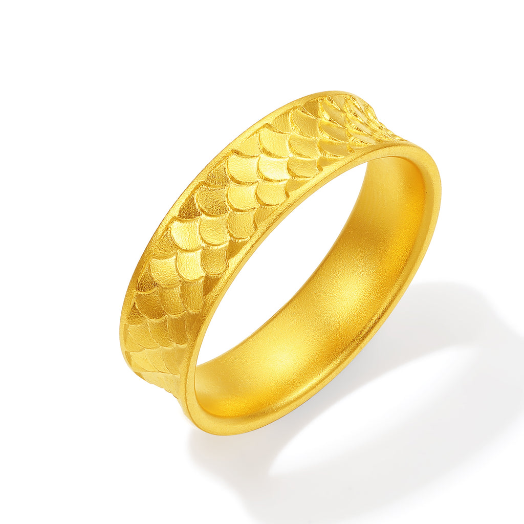 "Wah Kwong" 999 24K Gold Ring 5-7g A0115062