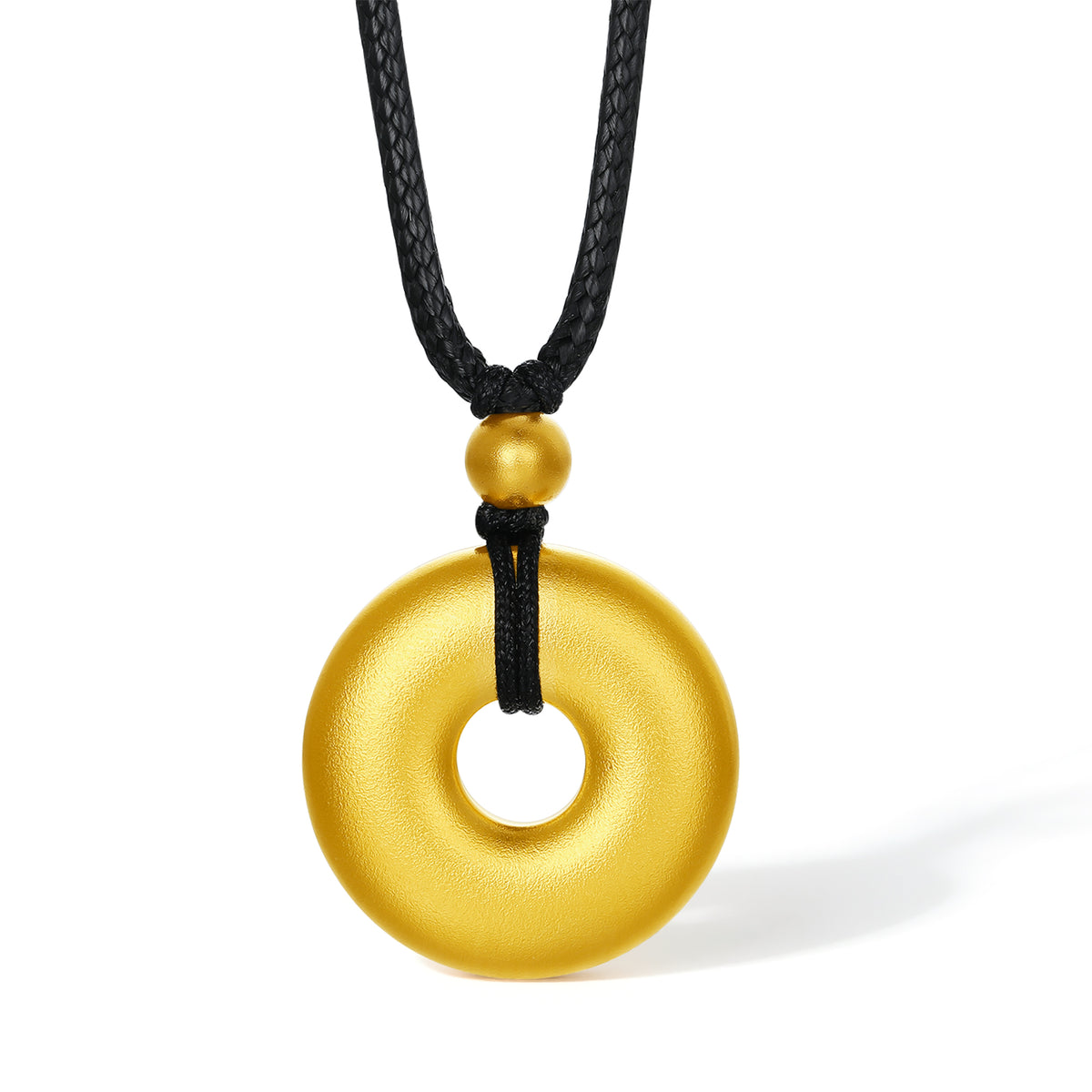999 24K Gold Pendant Peace Buckle 9-11g A0413508