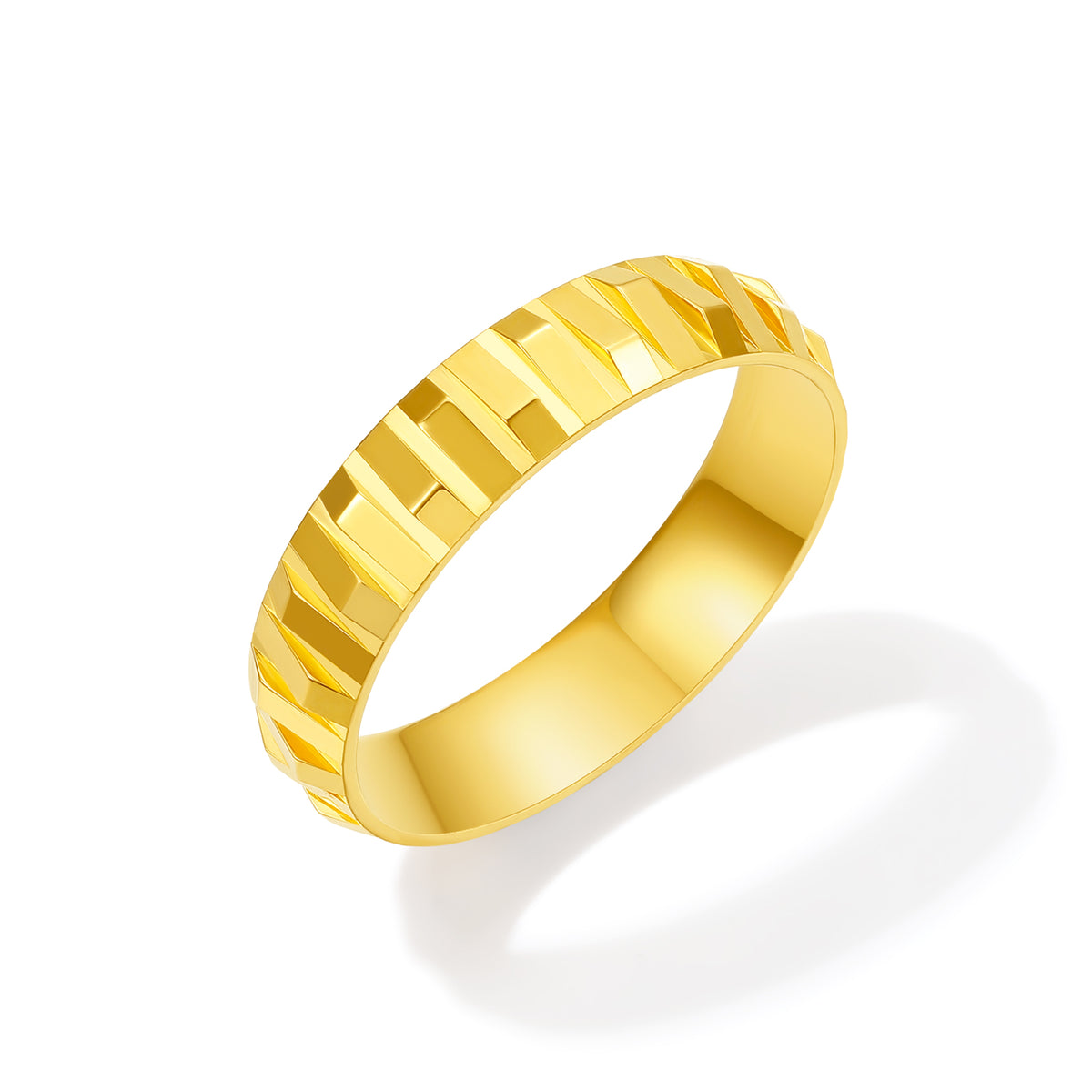 "Wah Kwong" 999 24K Gold Ring 6.5-7.5g A0115057