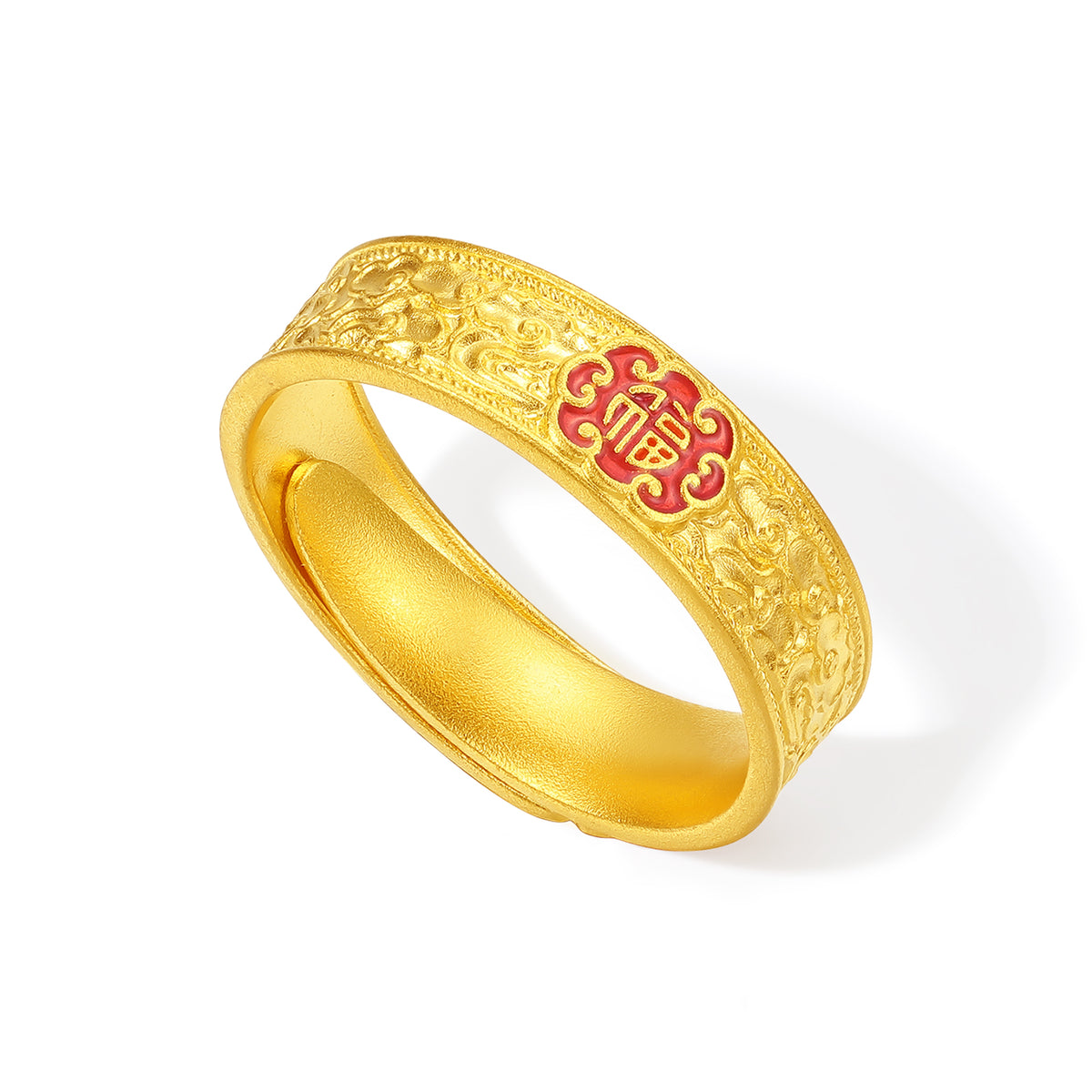 "Wah Kwong" 999 24K Gold Ring 7-9g A0115058