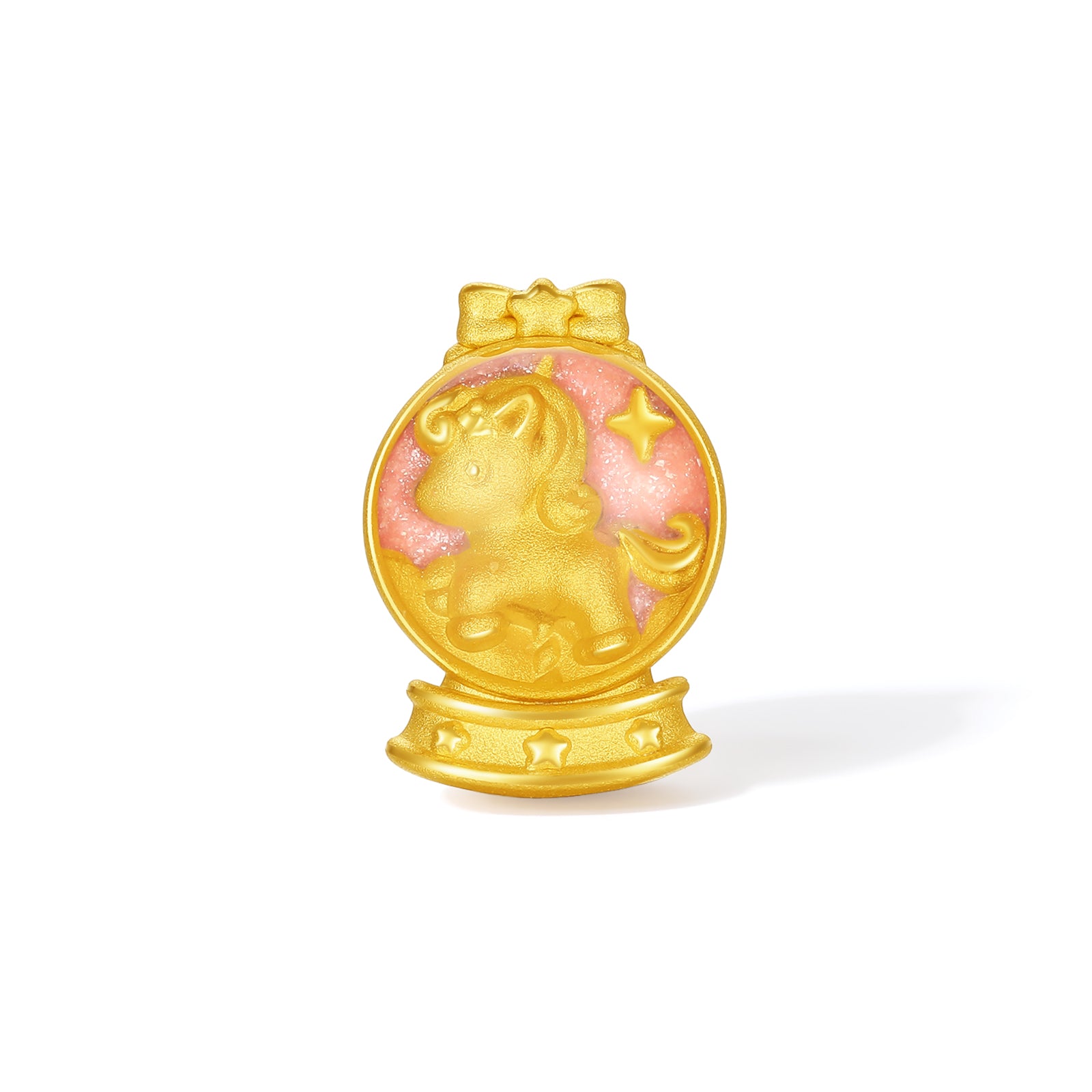 'Year of the Horse'  24K Gold String Bracelet Horse Crystal Ball 0.7-1g 16cm-22cm A1715751