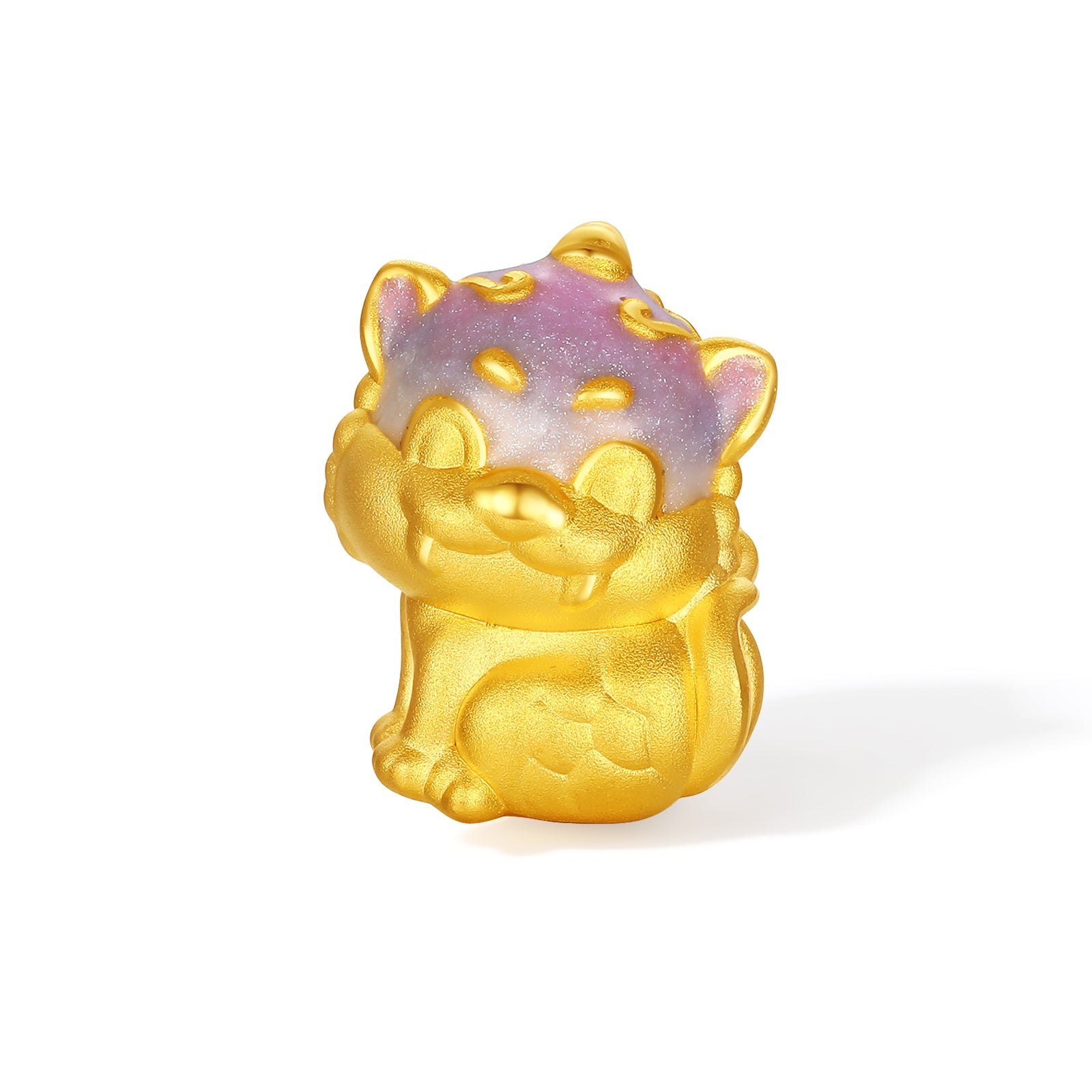 'Jiuhua Mountain' 24K Gold Charm Bracelet Ksitigarbha's Mount Diting 17cm & 19cm A1615441