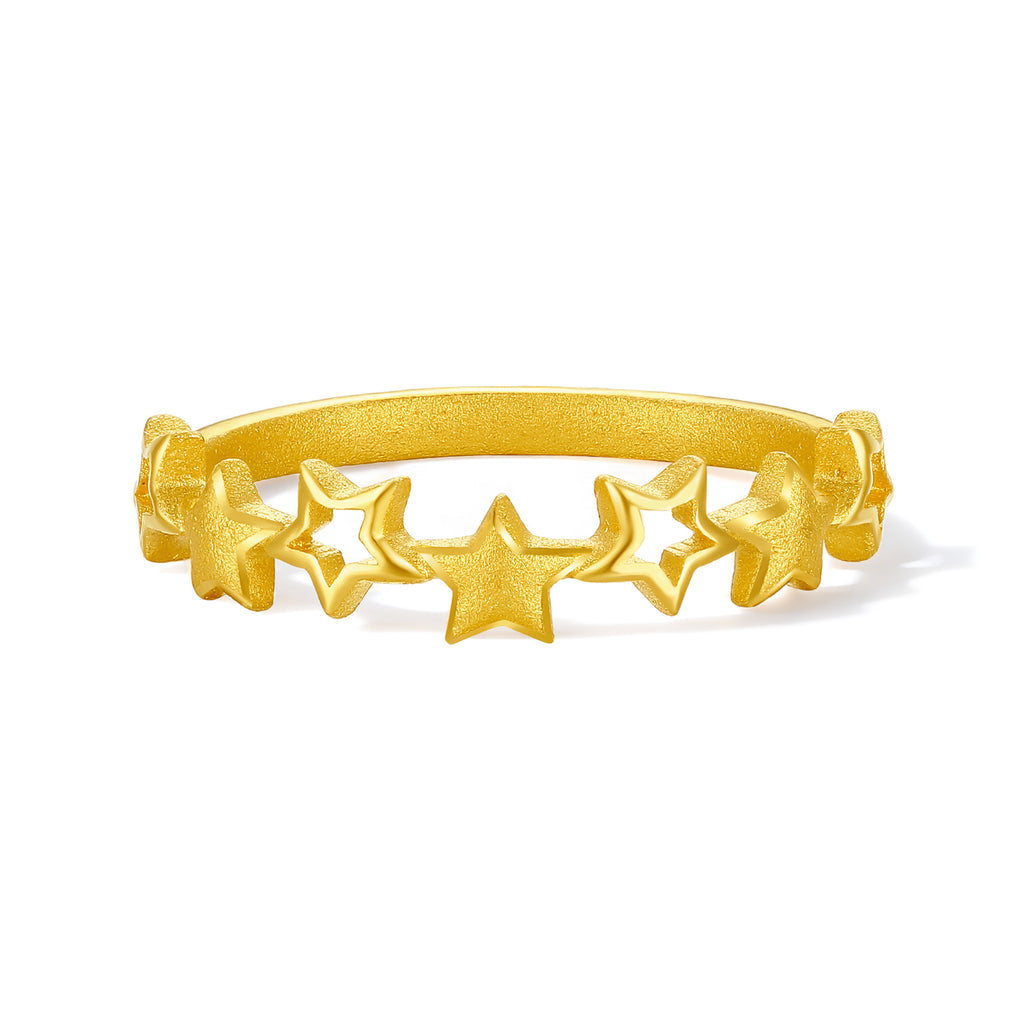 "Fantasy Forest" 999 24K Gold Ring            Star 1.7-2.6g A0113809
