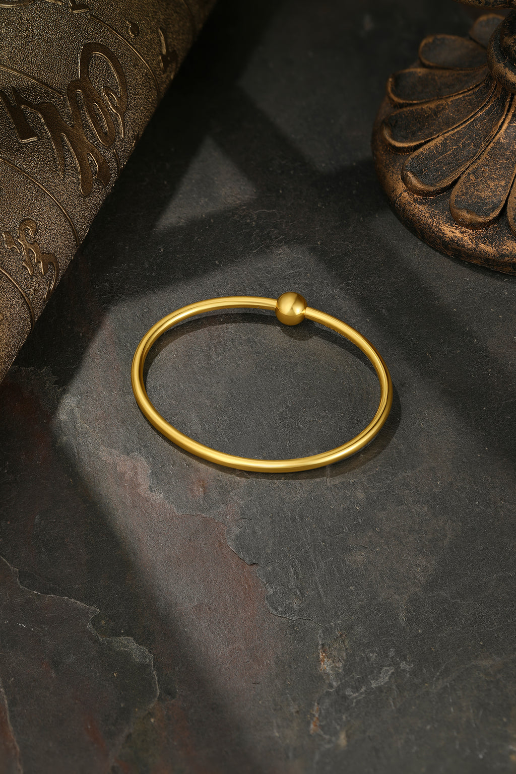 999 24K Gold Bangle Bracelet 10.5-11.5g AB107520